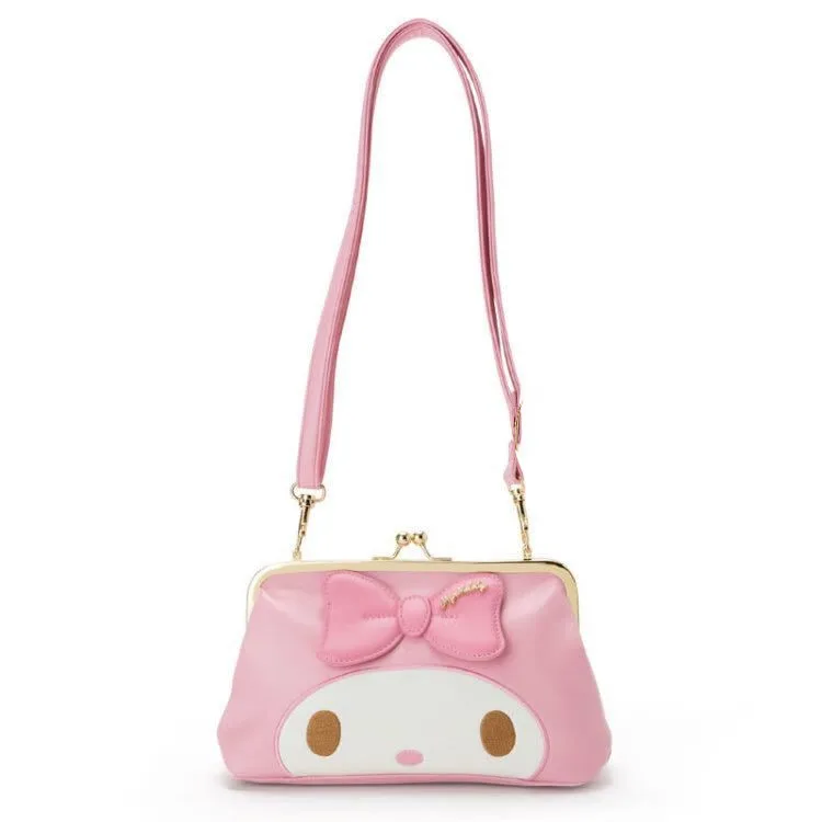 Модные розовые женские сумки через плечо с рисунком My Melody, женские кошельки, PU кожаная сумка на ремне, сумки через плечо
