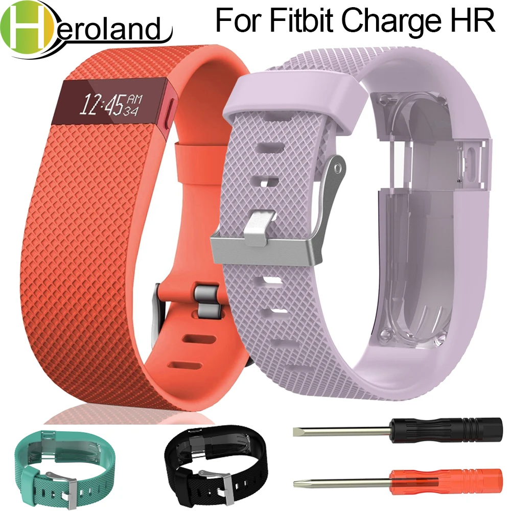 Wrist Band For Fitbit Charge HR Replacement Watch Strap Silicone Watchband for Fitbit Charge HR Activity Tracker Metal Buckle men and women sport casual edition soft silicon rubber sports watch band wrist strap for fitbit blaze with metal buckle frame