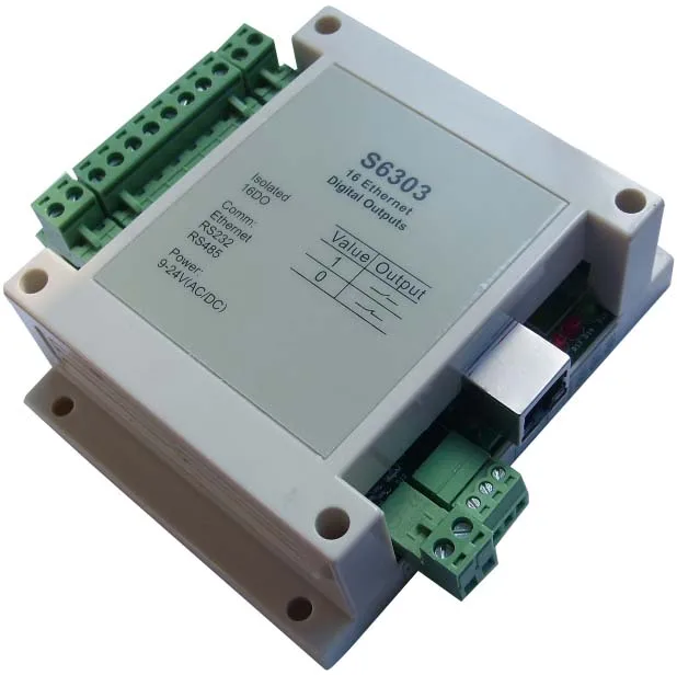 para a Versão em Rede do Módulo de Saída Aberto de 16 Digital Ethernet Canais Modbus Tcp