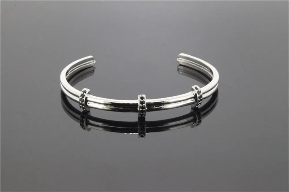 Мода 2017 г. унисекс ювелирное изделие металлическое запястные Открытые Браслеты