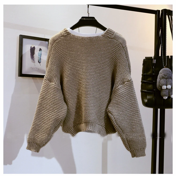 Женский трикотажный кардиган вязаное пальто-пончо большого размера с длинным