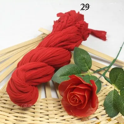 29 Deep Red 20pcs 20 шт нейлоновый цветок эластичный материал чулок цветок чулок из нейлона аксессуары DIY декоративные ремесла свадебный нейлоновый цветок - Цвет: 29 Deep Red 20pcs