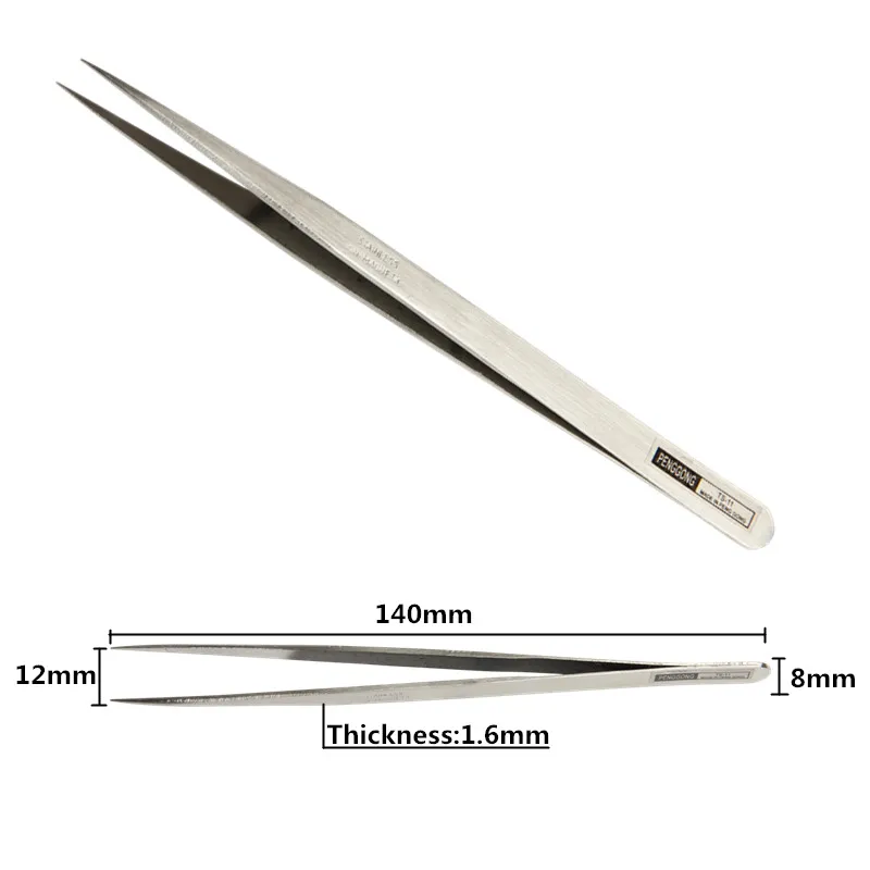 Пинцет для электроники 6 шт. химический медицинский электронный прибор