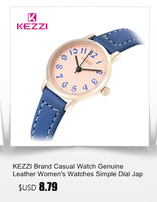 KEZZI, роскошные брендовые часы, женские, водонепроницаемые, нержавеющая сталь, кварцевые часы, римские весы, мульти режущие поверхности, зеркальные часы-браслет