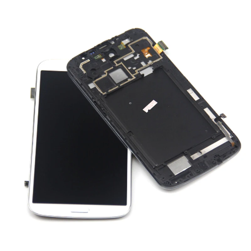 LCD With Frame for sumsung glaxy mega 6.3 GT-I9200 i9205 screen display monitors touch panels lcd Assembly Digitizer | Мобильные