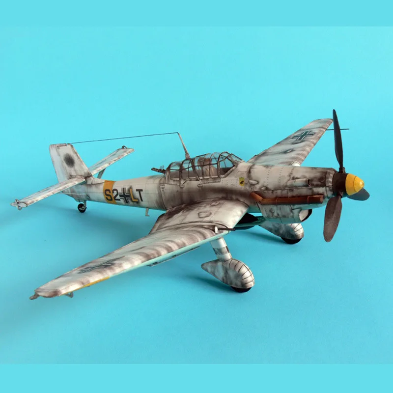 1:33 Германия Ju-87 модель самолета бомбардировщика 3D бумажная модель космическая библиотечная Бумага Ремесло картонный дом для детей бумажные игрушки