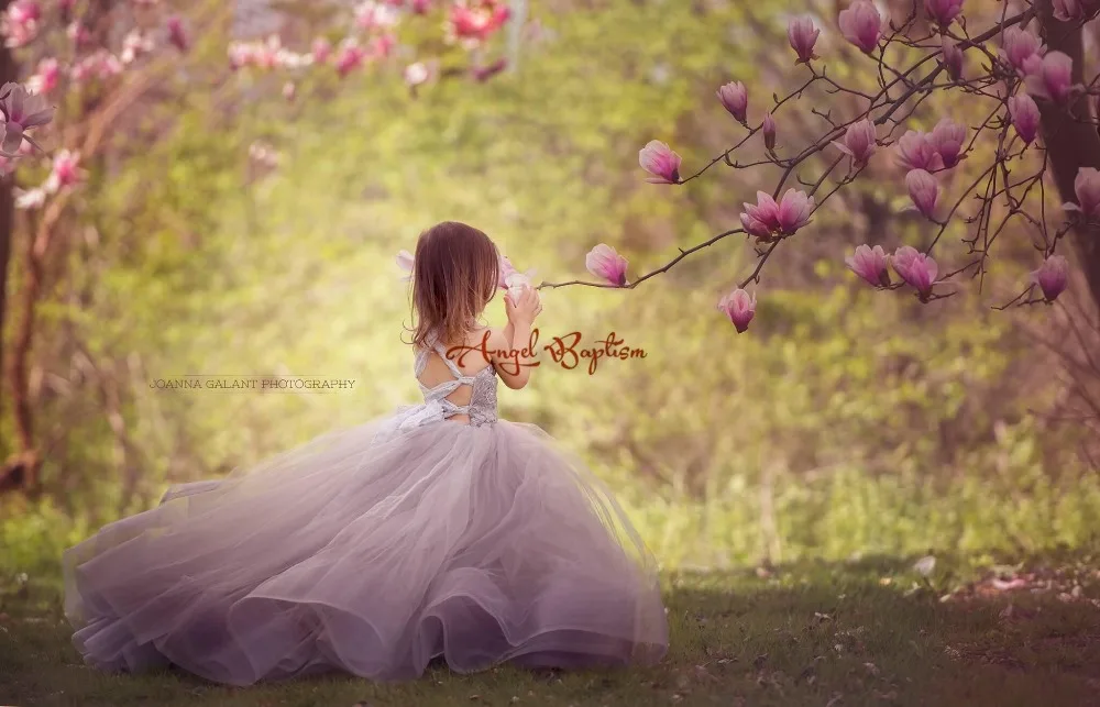 Роскошное серебристо-серое бальное платье принцессы Платья с цветочным узором