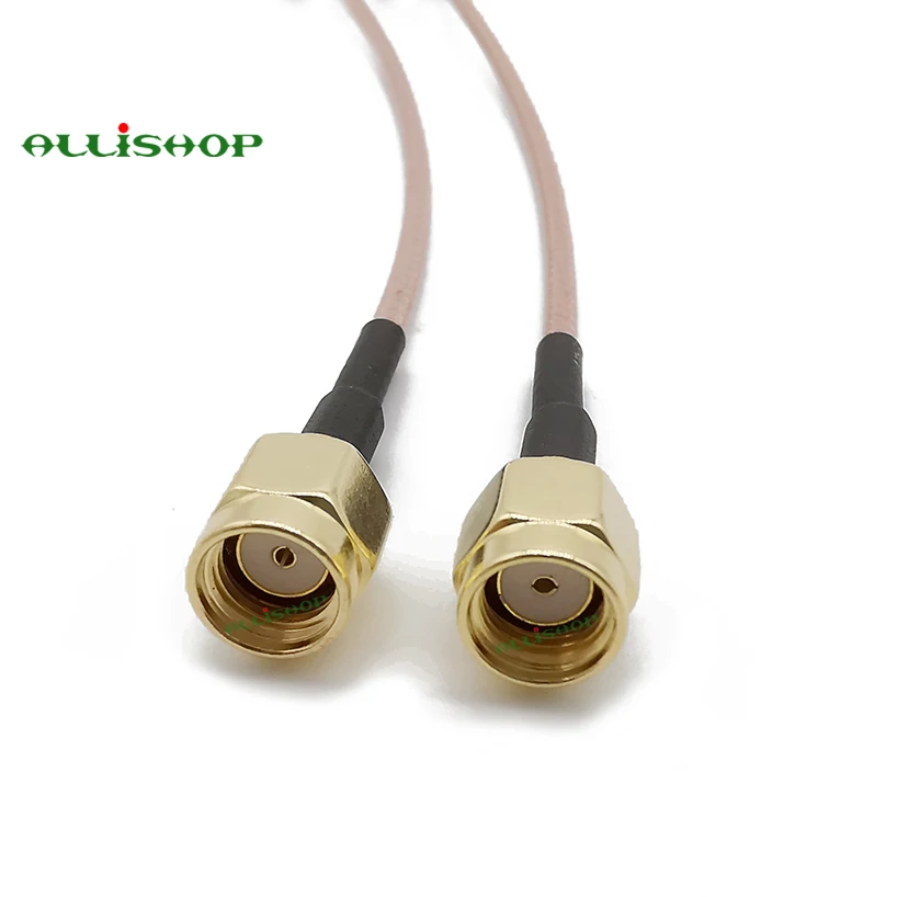 RF WiFi антенна c разъемами rp sma папа кабель к RP SMA Мужской Pigtail RG316/RG174/RG316D/RG58/LMR195