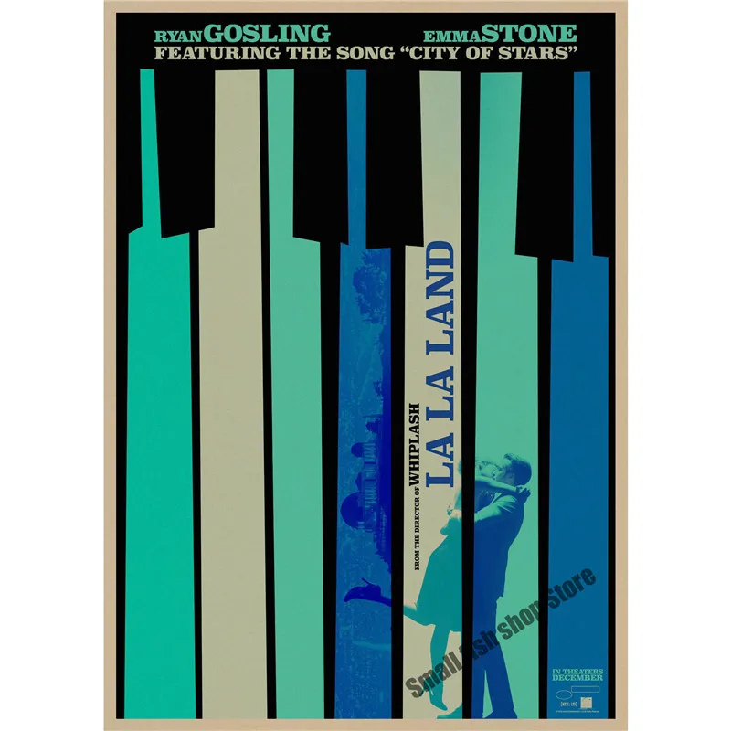 LA LAND Ретро плакат, крафт-бумага, бумага для бара, кафе, домашний декор, настенная роспись