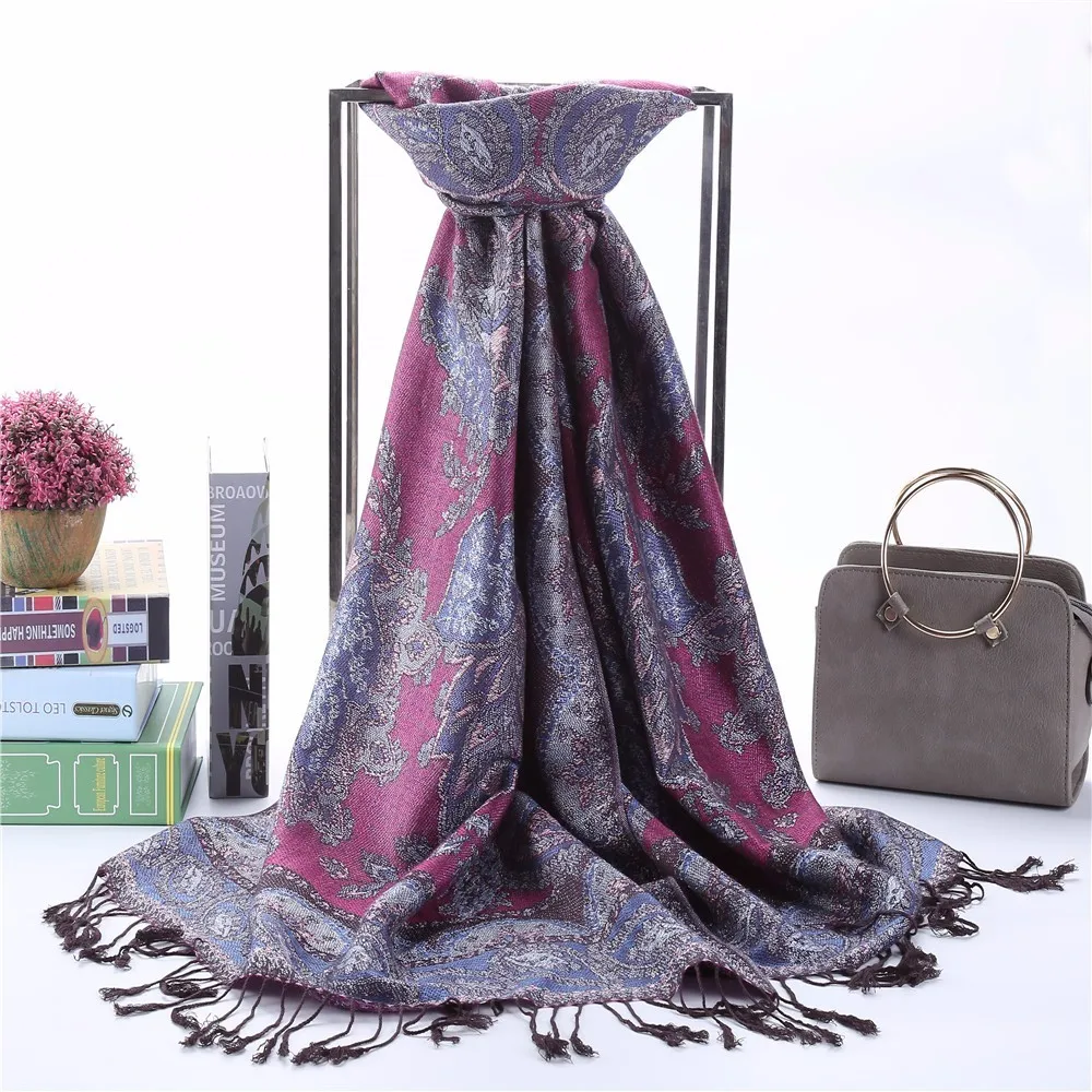 

Czhcqq Autumn Winter Cashew Shawls Boho Poncho Cape Woman Pashmina Feel Korean Style Kawaii Frings Fashion scarf for women