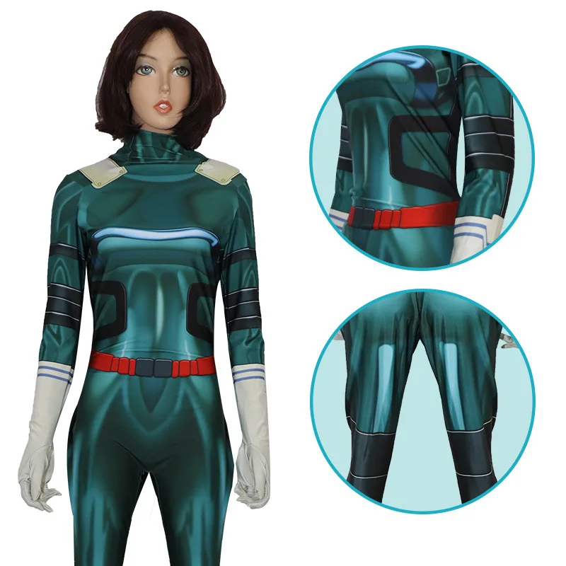 Ainiel My Hero Academy Midoriya Izuko Deku мужские костюмы для косплея женский костюм зентай для девочек облегающий костюм на Хэллоуин для детей и взрослых