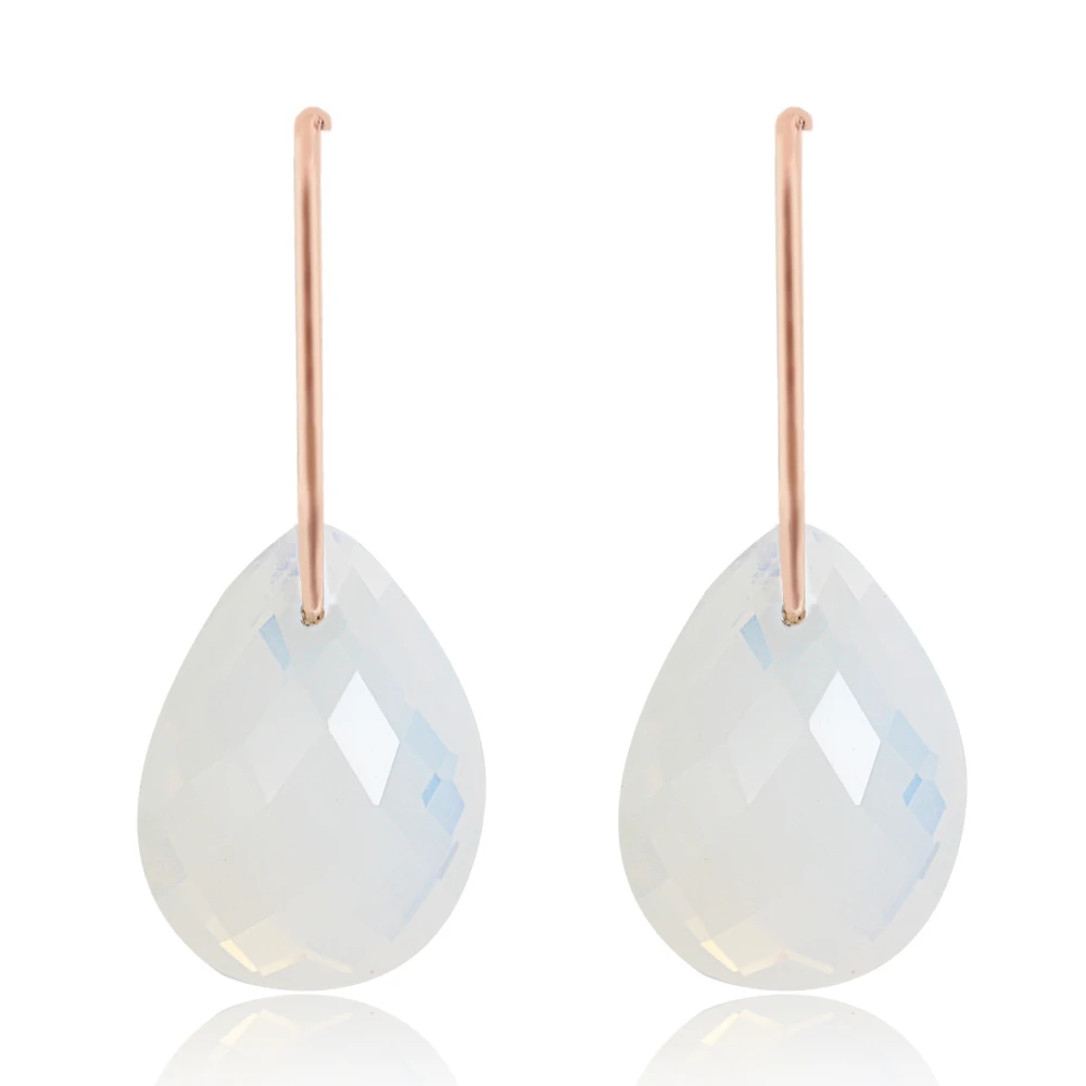 FORIS 8 цветов модные красивые большие серьги с кристаллами рождественский подарок