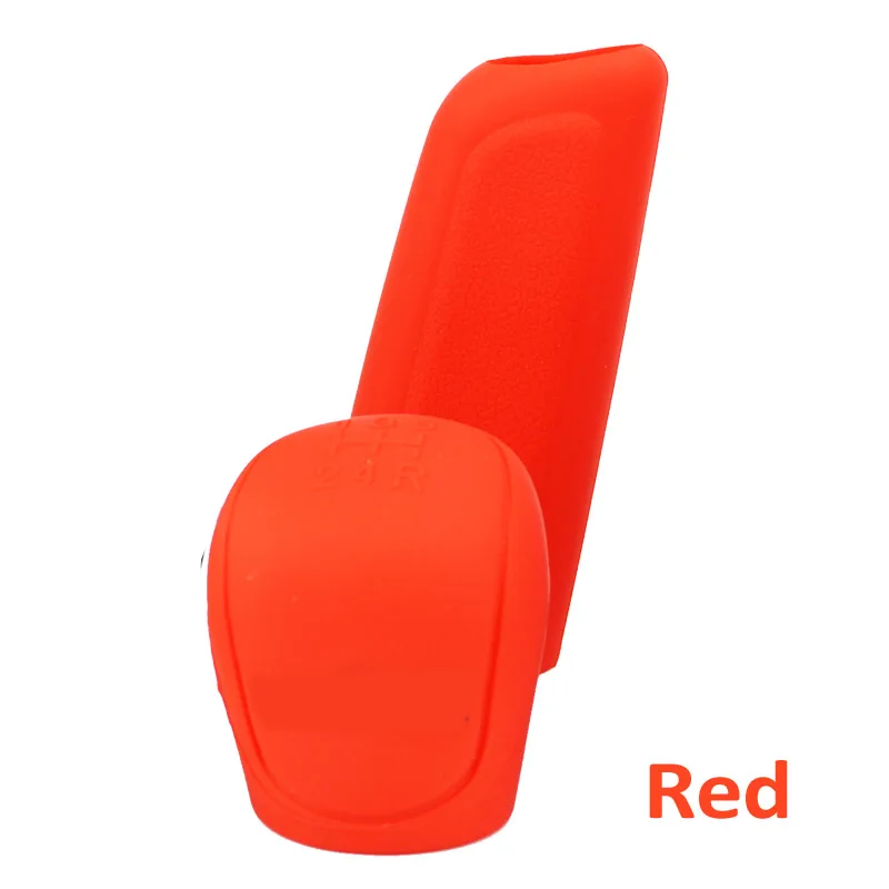 2pcs Red Автомобильная резиновая переносная оболочка рукоятки рычага переключения передач для Renault Eolab Twizy Dual-Z двухходовой символ initale Fluence Alpine Wind Thalia - Название цвета: 2pcs Red