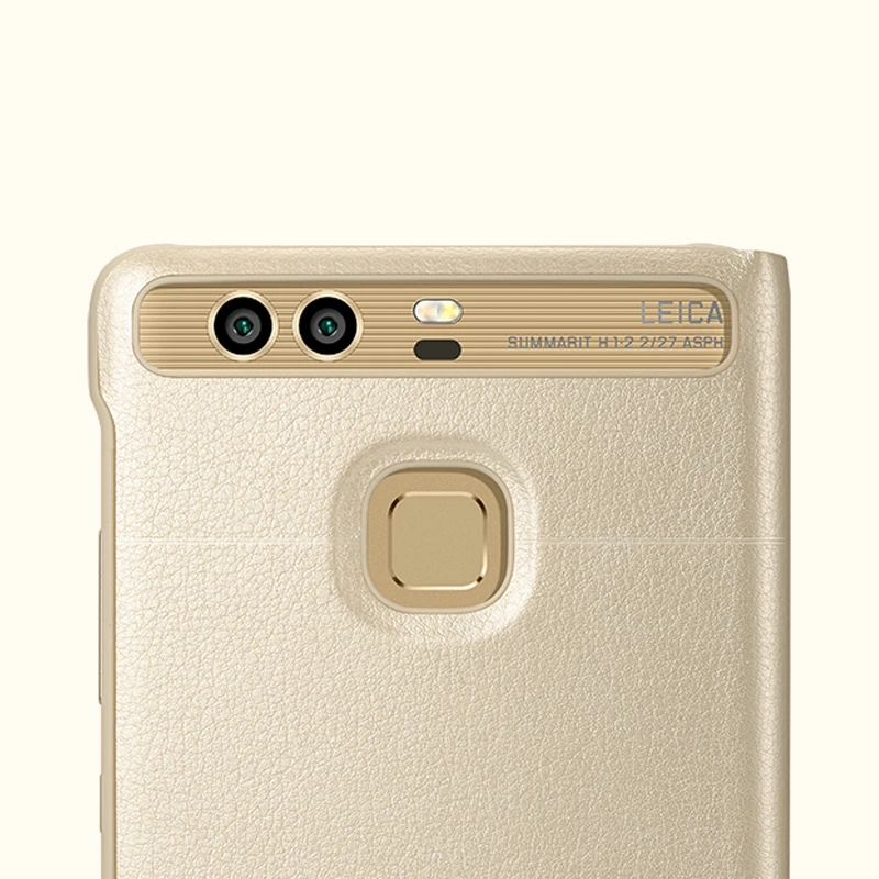 Чехол для huawei P9, официальный флип-чехол, с окошком для просмотра, из искусственной кожи, huawei P9 Plus, чехол, полная защита, чехол для телефона, Funda