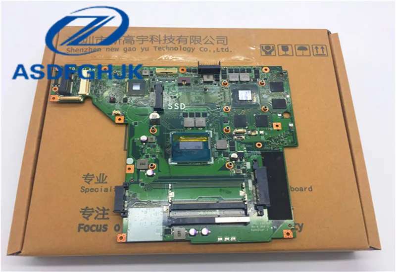 Материнская плата для ноутбука модель MSI GE70 системная SR15E CPU DDR3L не