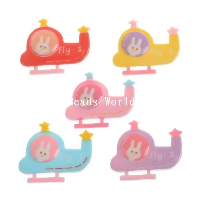 20 штук случайный смешанный вертолетов полимерные Стразы плоские с оборота