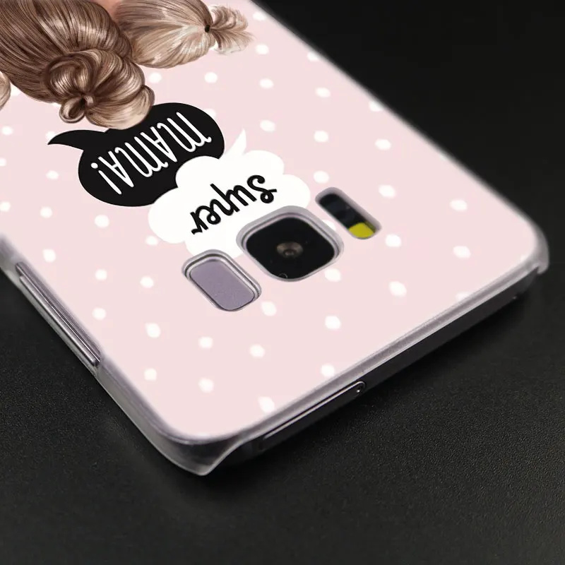 Модный прозрачный чехол MLLSE для мамы, девочки и мальчика, чехол для samsung Galaxy S10 Lite S9 S8 Plus S7 S6 Edge S5 S4 Mini