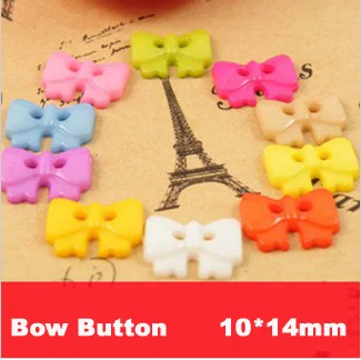 100 шт./лот микс карамельный цвет пуговицами и бантиком в форме DIY декоративные