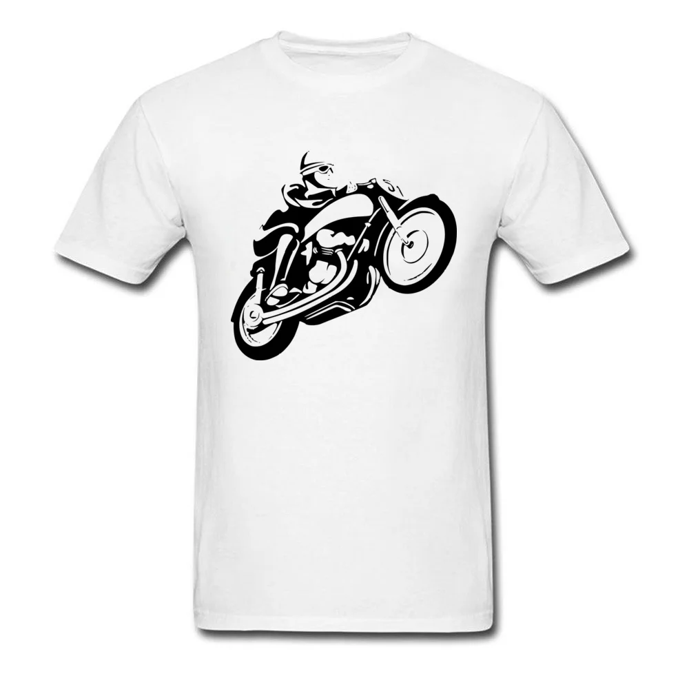 Мужская Повседневная футболка Naked Bikes модная Винтажная из чистого хлопка для