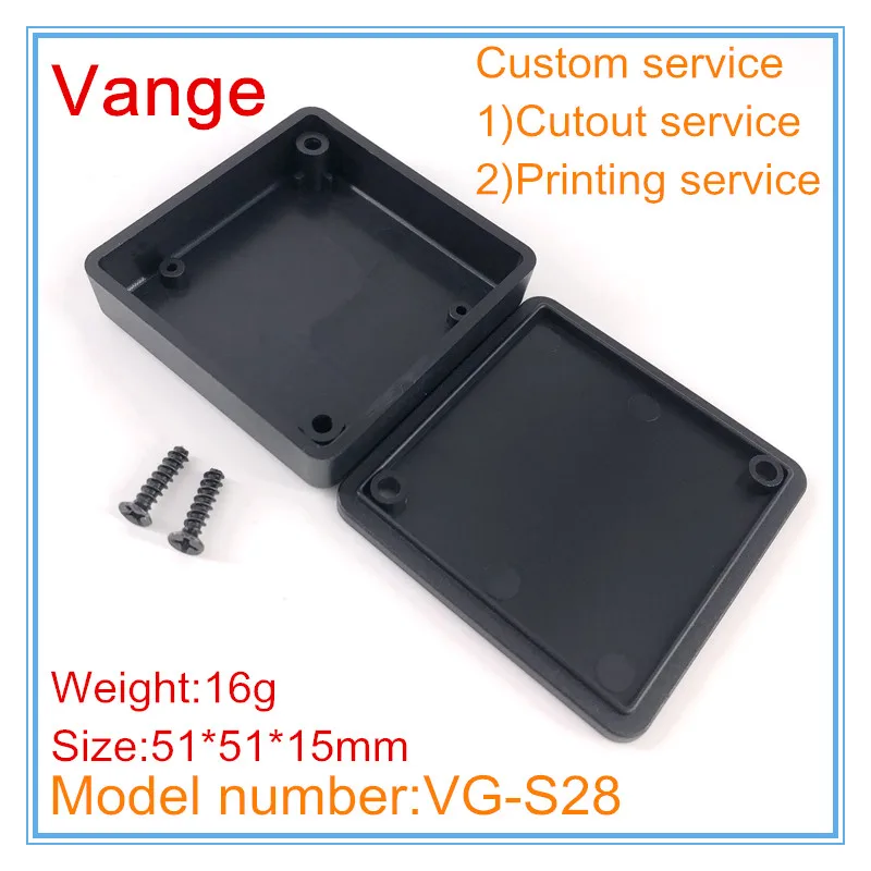 Корпус для литья под давлением IP54 ABS plastic project box for electronic device 51*51*15 мм 2 шт./лот|box for|box