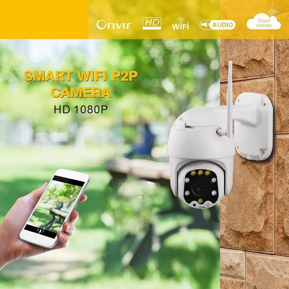 1080 P 2MP PTZ ip-камера наружная Onvif 30X зум водонепроницаемая Мини скоростная купольная камера 2MP 50 м P2P ночного видения CCTV камера безопасности
