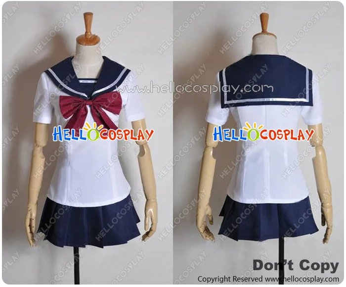 Blast Of Tempest Cosplay Aika Fuwa Costume Girl Uniform H008 |