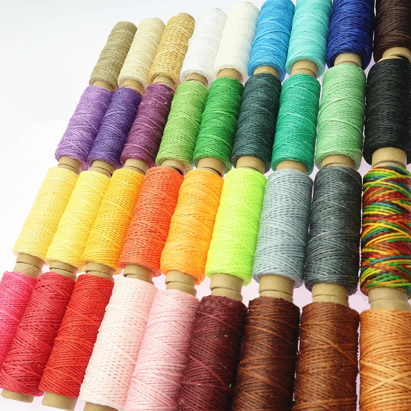 50 м/рулон 150D веревочной линии DIY ручной работы нитки для шитья кожи Воск