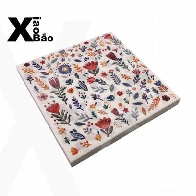 20pcs Napkins Причудливый букет цветов 20 шт. вечерние салфетки розы этикетка бутылки наклейка коробка свадебных приглашений сумка предметы для украшения дня рождения - Цвет: 20pcs Napkins