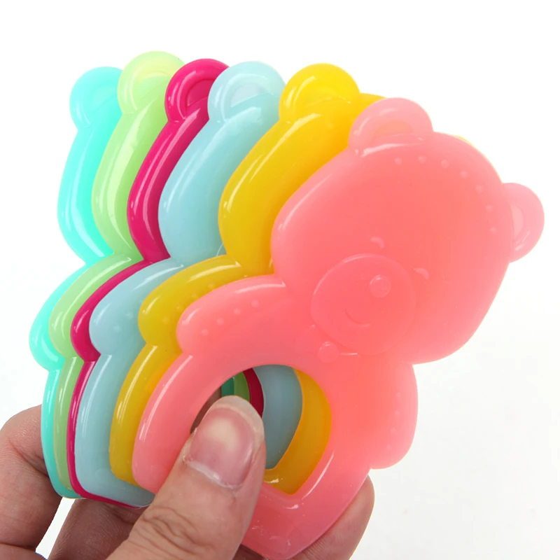 1 шт Детские Прорезыватели для зубов новорожденных Цветной Резиновые Милые Носки