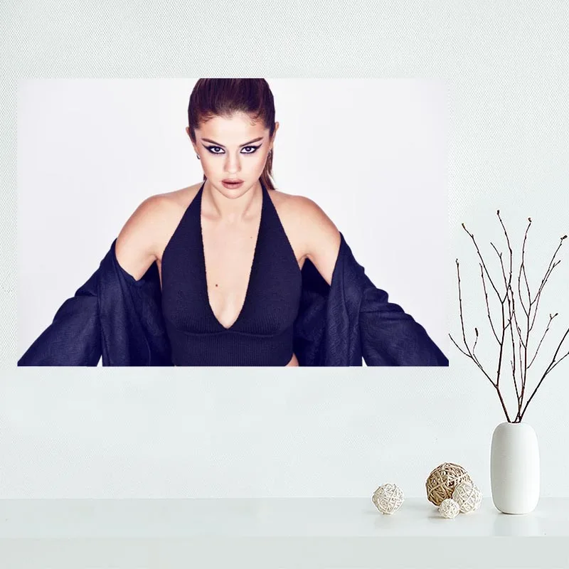 Новый продукт Селена Гомез Холст Ткань Современные плакаты Печать