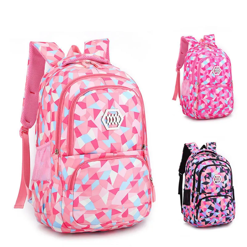 Fashion Girl School Bag Waterproof Light Weight Girls Backpack Bags Printing Backpack Child