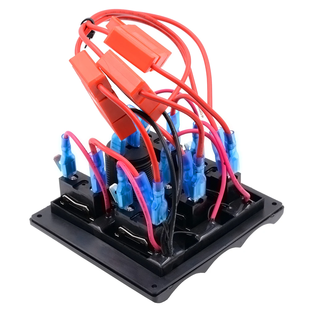 Marine Switch Panel 6Gang Splashproof Toggle LED Back Indicator Light 12/24 Volt | Автомобили и мотоциклы