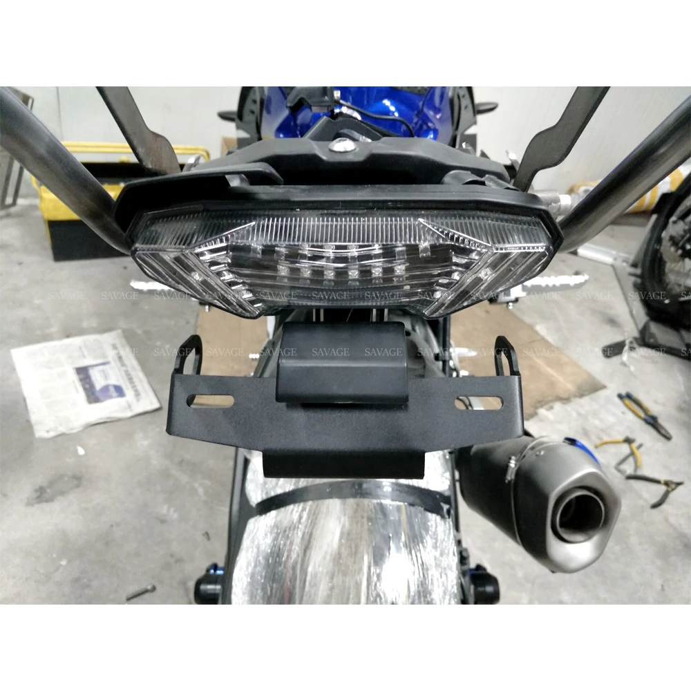 Держатель рамки номерного знака для YAMAHA MT-07 Tracer MT-09 MT-10 FZ-09 MT07 MT09 MT10 FZ09 FZ10 Fender |