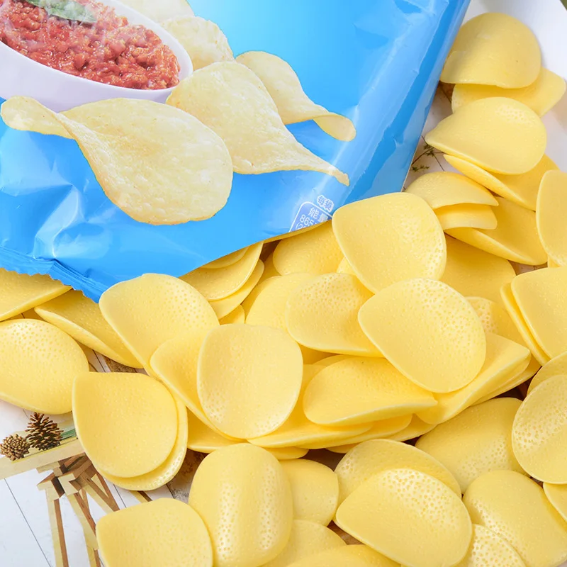 10 шт./лот милые миниатюрные полимерные чипсы из картофеля пищи для сережек