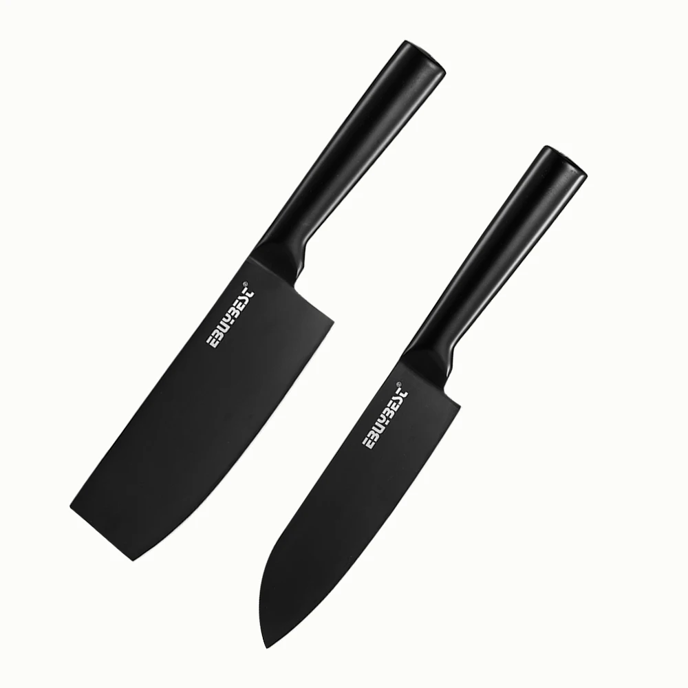 7 inch 6.5 inch Кухонный нож из нержавеющей стали для очистки овощей, фруктовые ножи Santoku, японский нож шеф-повара, кухонные ножи для нарезки мяса, инструмент для приготовления пищи - Цвет: 7 inch 6.5 inch