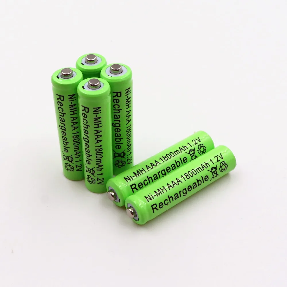 PINTTENEN AAA Rechargeable Battery NiMH 1.2V 1800mAh+USB Universal Smart 3-Slot AA/AAA Charger | Электроника