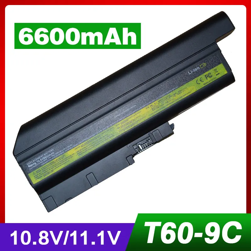 Аккумулятор для ноутбука Lenovo 6600 мАч IBM thinkpad t400 40Y6795 40Y6797 40Y6799 41N5666 ASM 92P1128 92P1130 92P1132