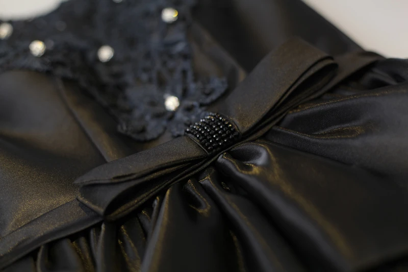 Женское платье с открытой спиной черное для матери невесты|Платья невесты| |