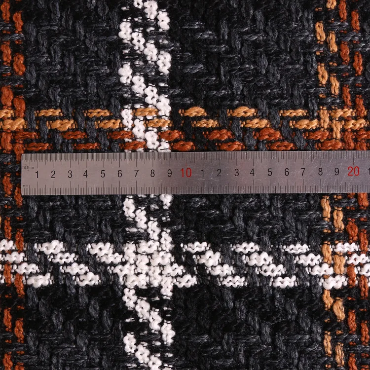 Трикотажное осенне-зимнее пальто из твидовой ткани-595gsm | Дом и сад