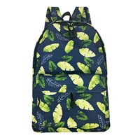 4pcs lot nylon printing double backpack for school teenage girls student lightweight backpack rucksack mochila impermeable