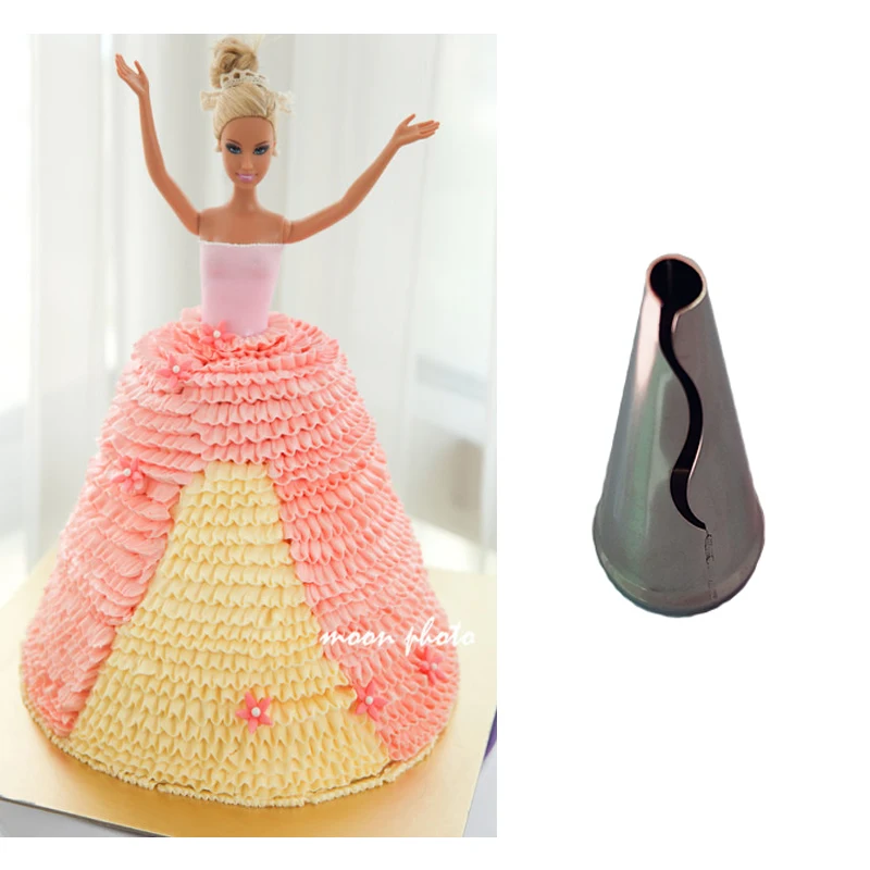 

#CP2 ruffle Cream Cupcake Icing piping nozzle Pastry Cookie Maker Fondant Cake Decorating Tools
