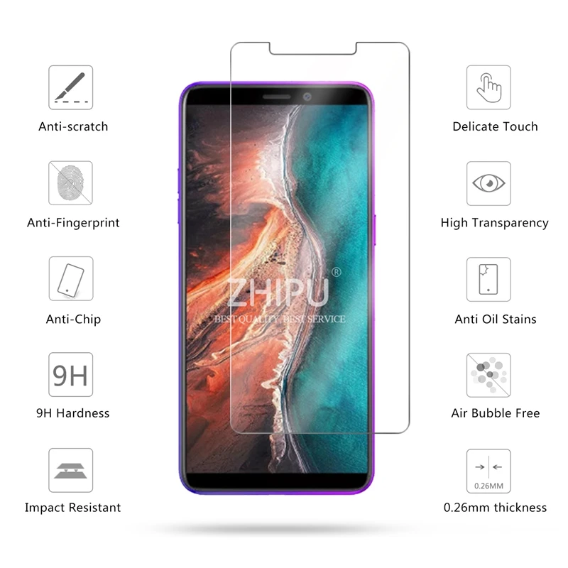 10 шт. закаленное стекло для ULEFONE P6000 PLUS протектор экрана 2.5D 9H защитная