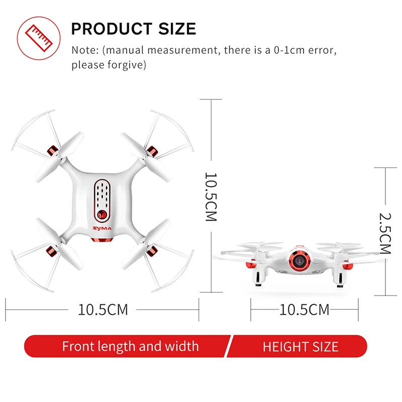 SYMA X20W Радиоуправляемый Дрон с камерой HD RC Квадрокоптер вертолет мини Wifi FPV 2 4G 4CH