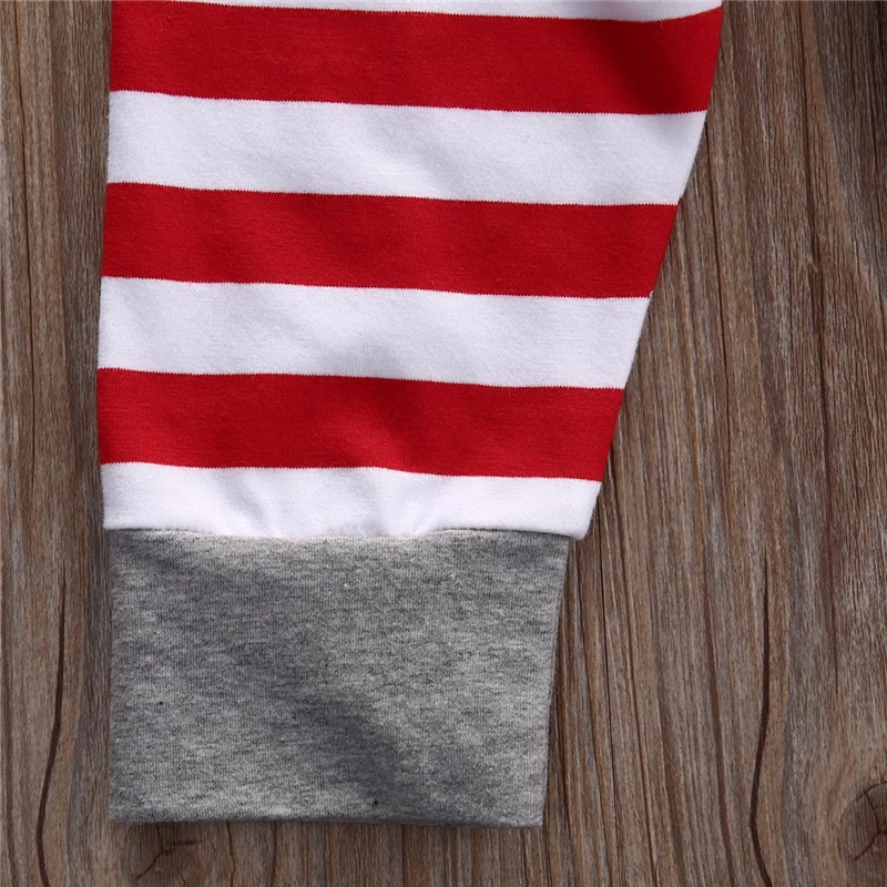 2017 г. осенняя Рождественская Одежда для новорожденных девочек из 2 предметов