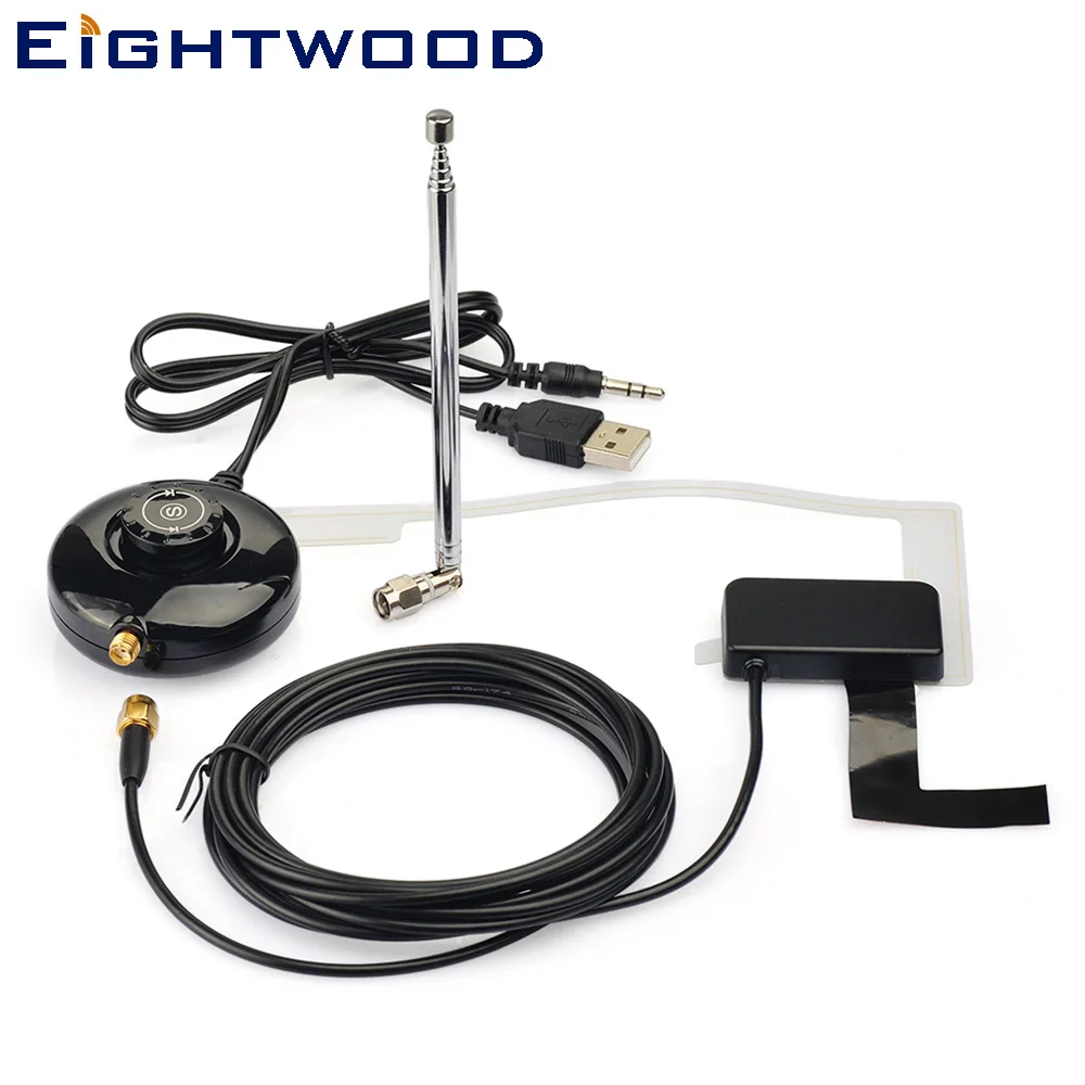 

Eightwood DAB/DAB + Цифровая радиоантенна антенный приемник SMA Штекерный разъем для автомобильного радио или домашней аудиосистемы