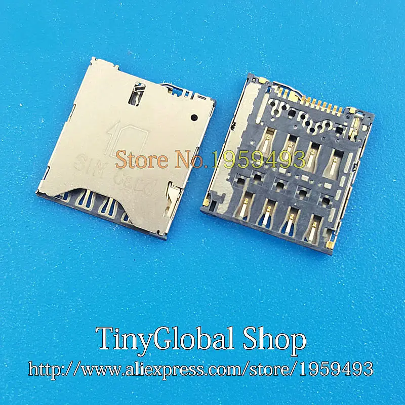 Xge Новый SIM Card Reader Держатель Слот socket контакт модуль для Alcatel One Touch Idol X OT-6040 6040 6040D