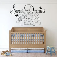 piglet wsll stickers for kids room winnie the pooh bear quotes home sticker sweet dream wall decals room decoration b572