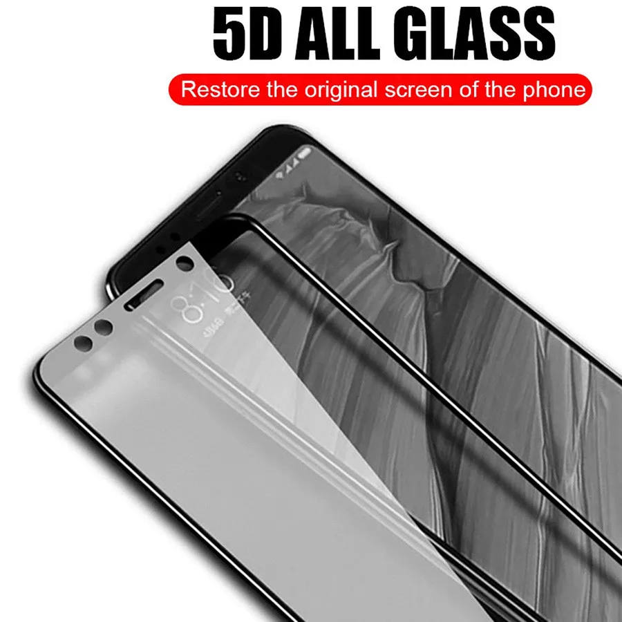 5D Premium Full Glue Tempered Glass for Xiaomi Pocophone F1 Screen Protector Protective Film Coverage Poco | Мобильные телефоны и