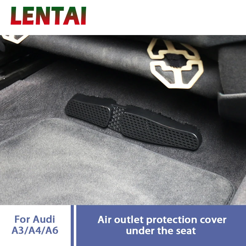 

OVERE 2 шт. под сиденье воздуховод кондиционера воздуховод решетка вентиляции защитный чехол решетка авто для AUDI A3 8V A4 B8 S4 RS4 аксессуары