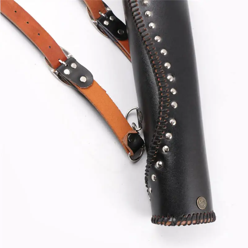 1 шт. ручная работа коровья кожа задняя Стрела колчан держатель сумка